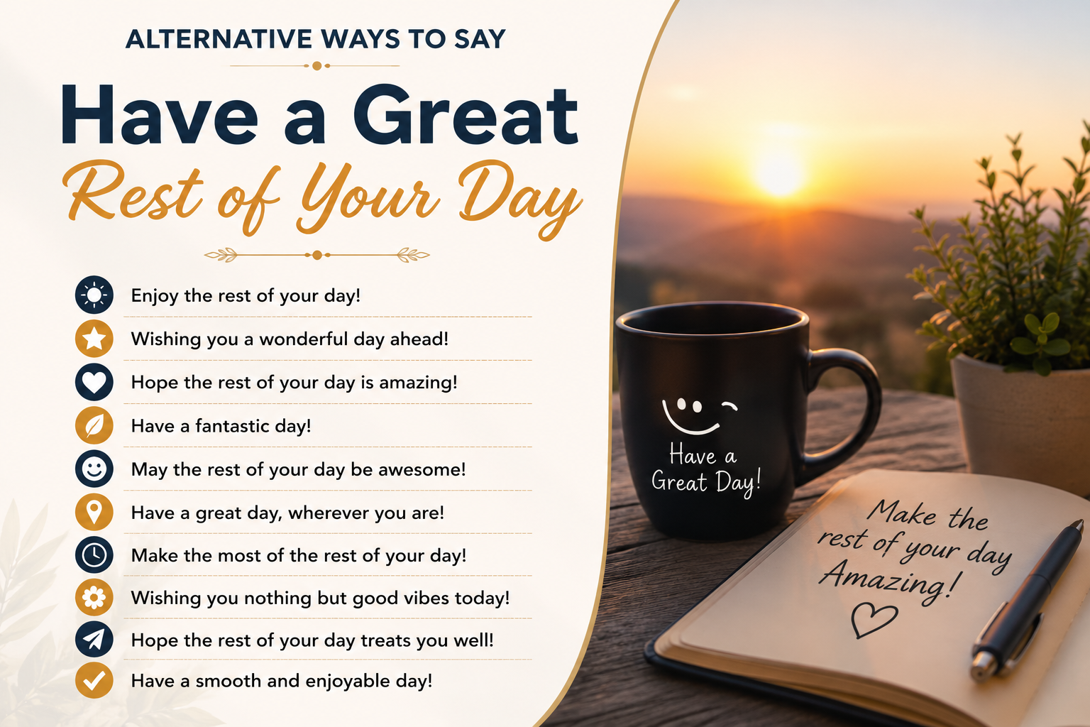 Flirty Alternative Ways to Say Have a Great Day