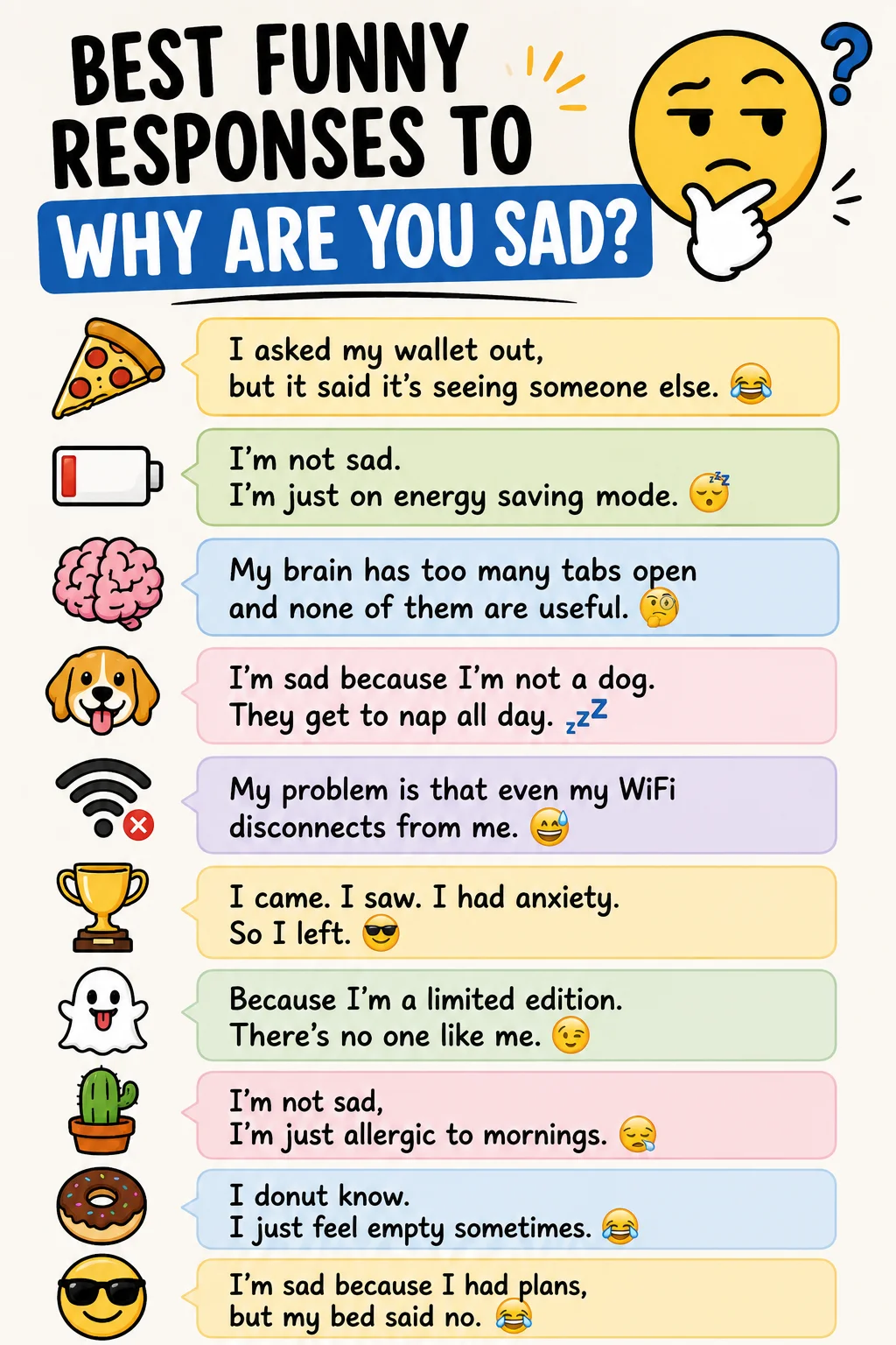 best funny responses