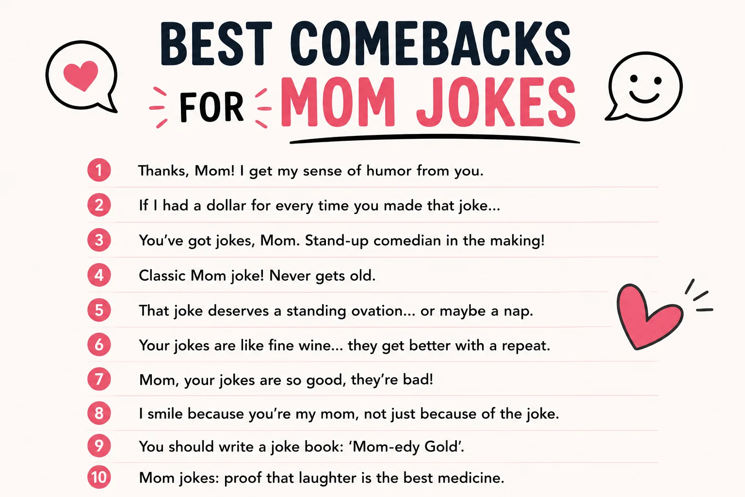 Best comebacks for mom jokes
