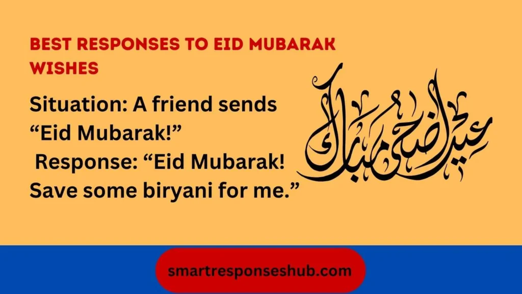 ⚡ Best Responses To Eid Mubarak Wishes In 2026