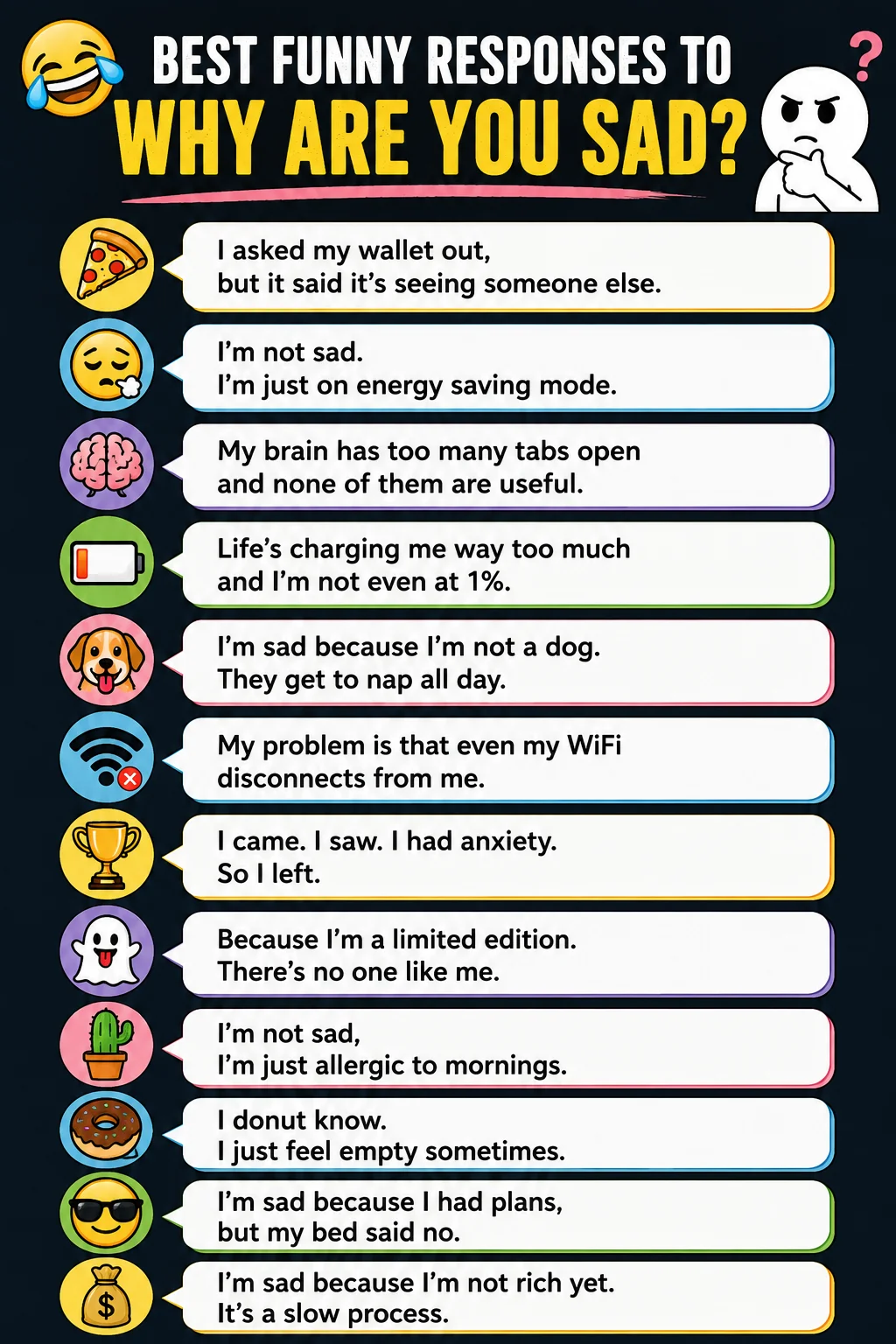 best-funny-responses-to-why-are-you-sad
