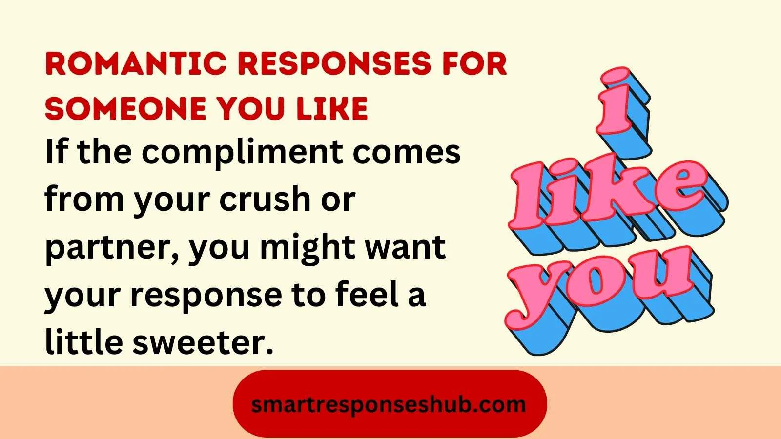 Flirty responses to you smell good